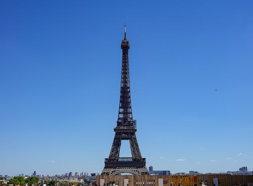 Gratis Foto stok gratis bersejarah, langit biru, menara Eiffel Foto Stok
