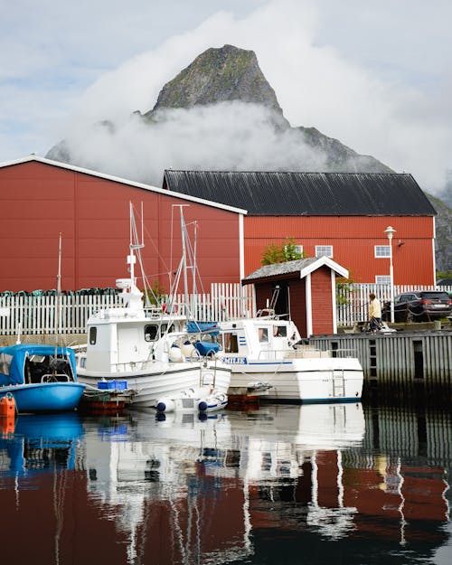 Fotobanka s bezplatnými fotkami na tému architektúra, člny, fjord