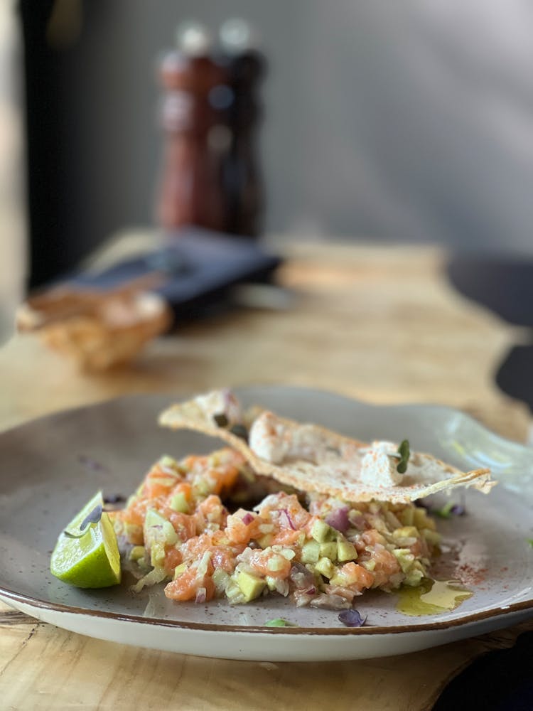 Close Up Photo Of Cooked Mixed Vegetables On Ceramic Plate