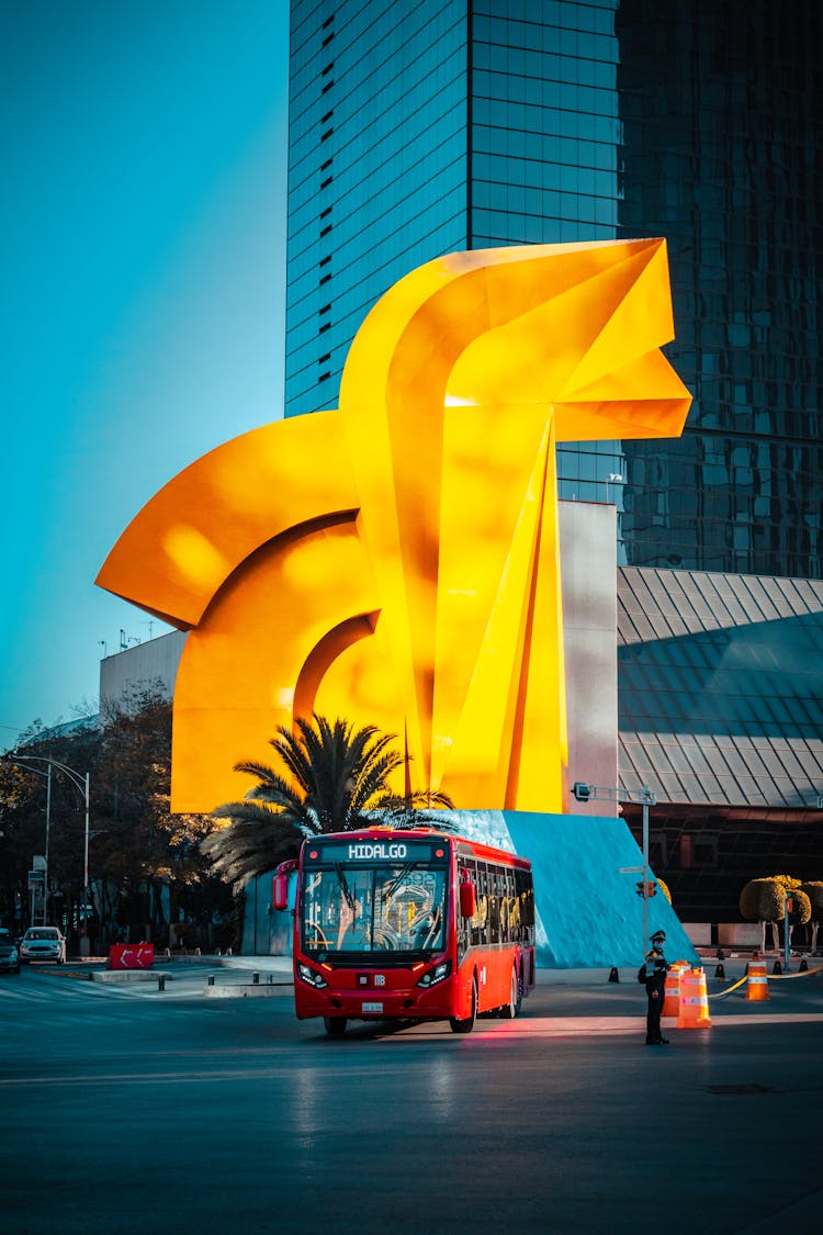 El Caballito Steel Sculpture In Mexico City, Mexico 