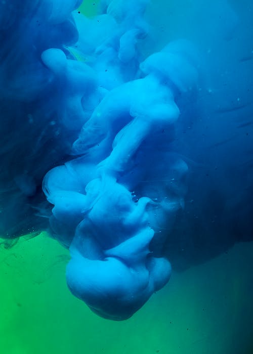 Foto profissional grátis de azul, embaixo da água, fechar-se