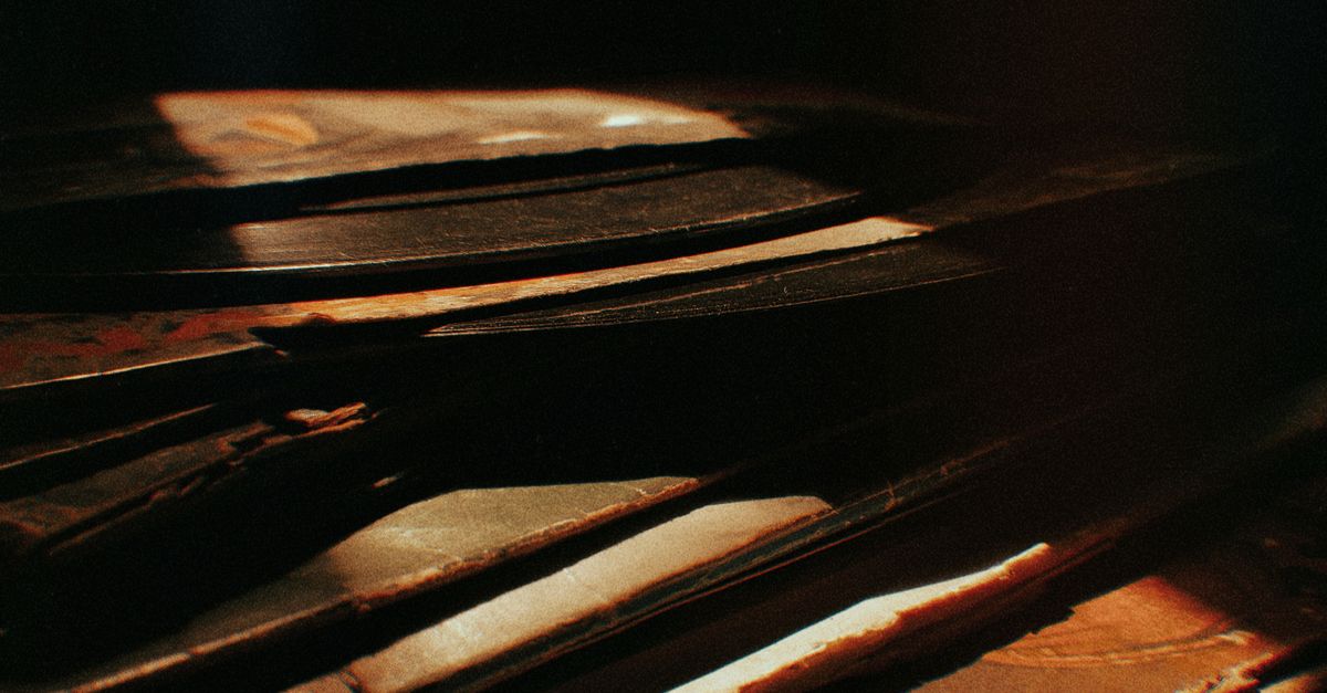 Close-Up Shot of Phonograph Records · Free Stock Photo