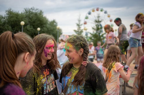 Foto stok gratis bubuk holi, festival, festival warna