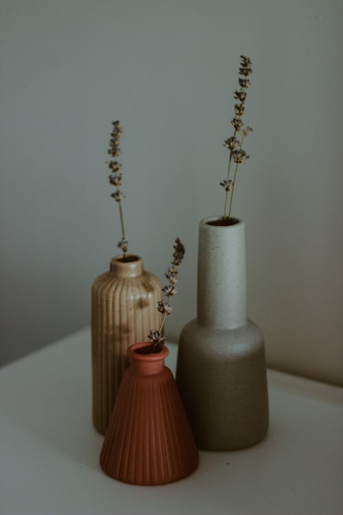 Photo of Vases on a Table