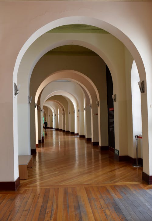 Free Hallway inside a Building Stock Photo