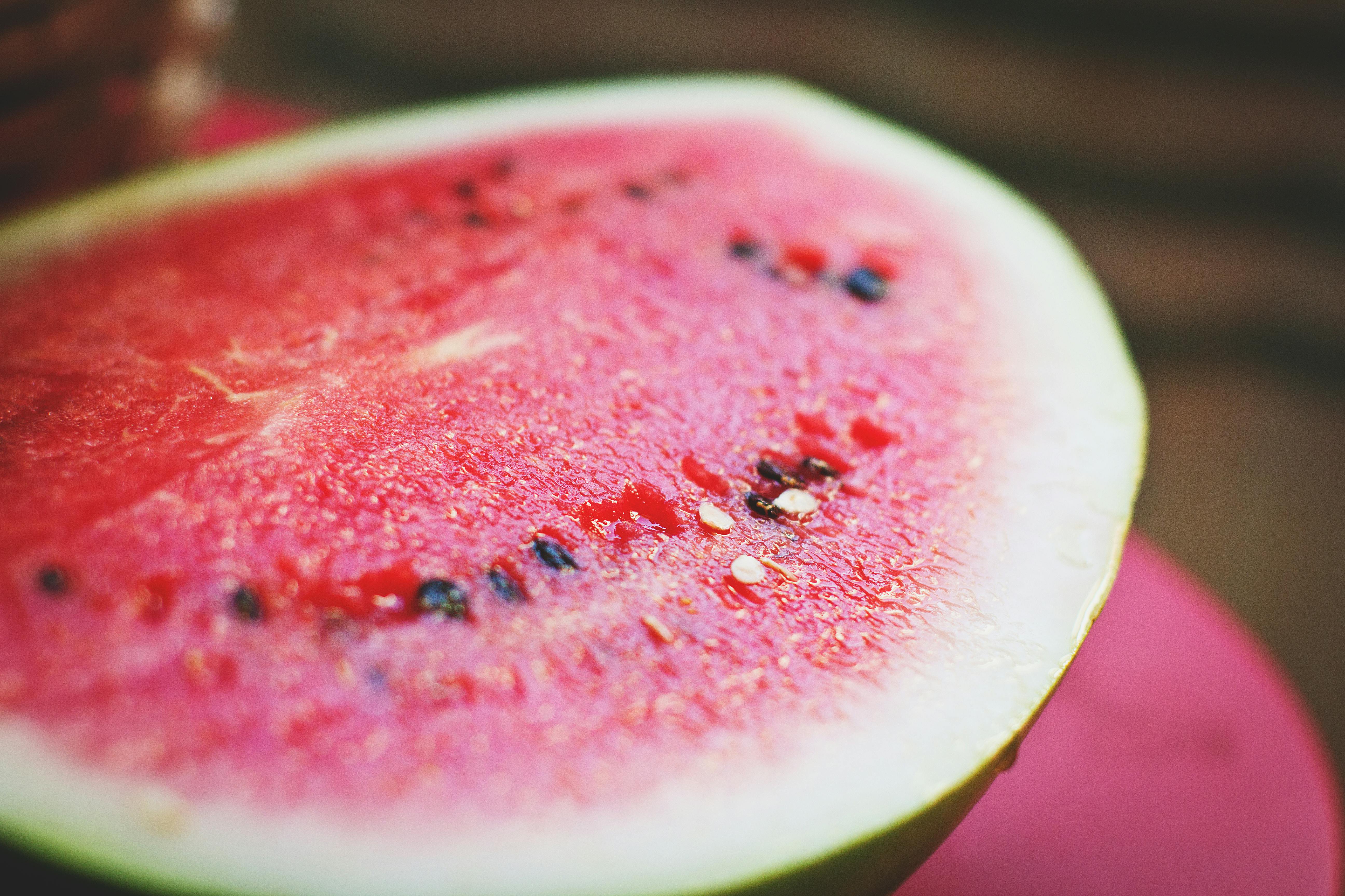 Black Seeds in Watermelon 183 Free Stock Photo