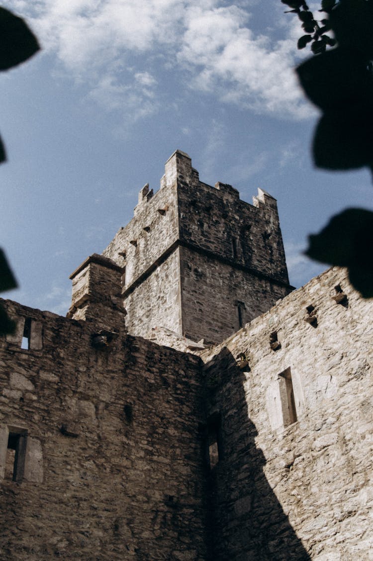 Tower Of Cahir Castle In Ireland 