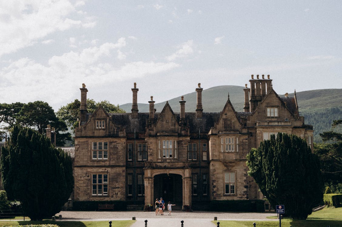 Free North Side View of the Muckross House, Killarney in County Kerry, Ireland Stock Photo