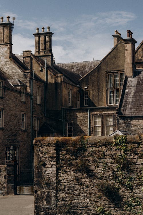 Free Old Castle Building in the UK  Stock Photo