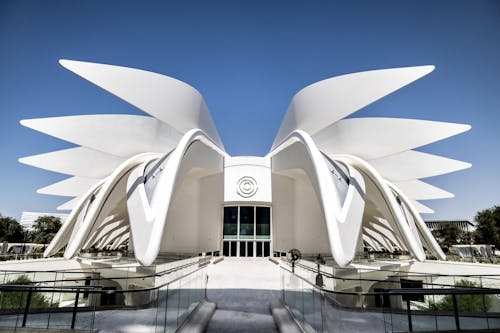 Futuristic Building Facade