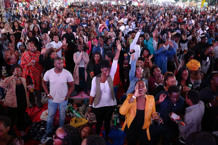 Crowd On Festival