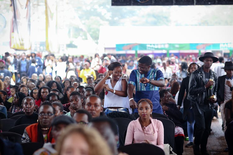 Photo Of An Audience On A Concert