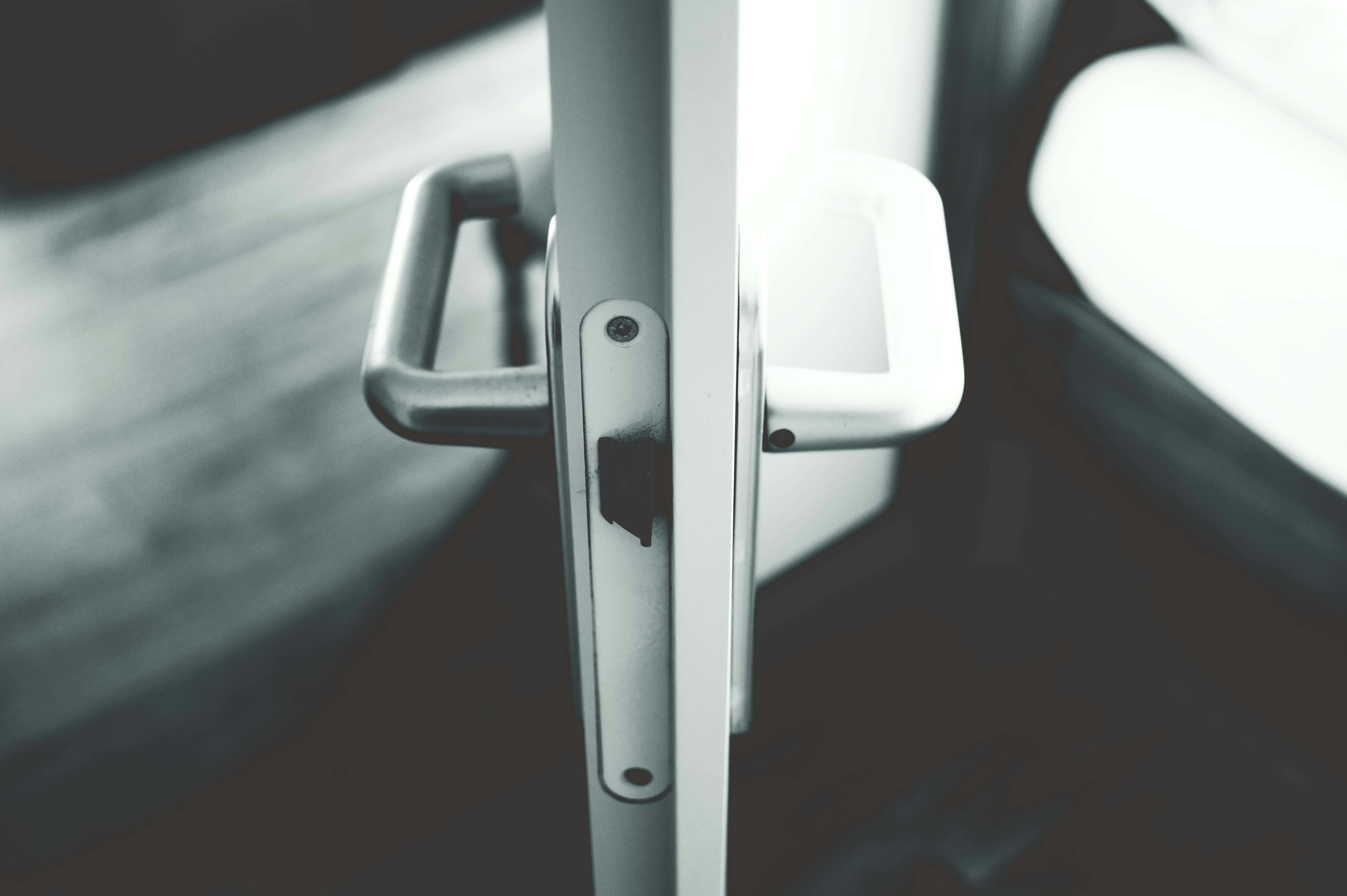 Free stock photo of blackandwhite, door knob