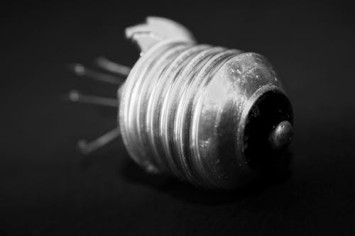 Free Aluminum Electrical Bulb Component Stock Photo