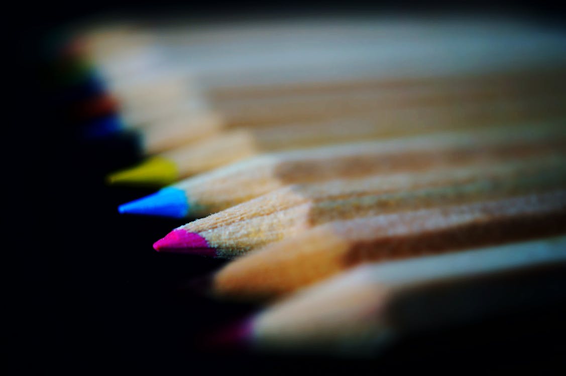 Ücretsiz Renkli Kalem Grubu Stok Fotoğraflar