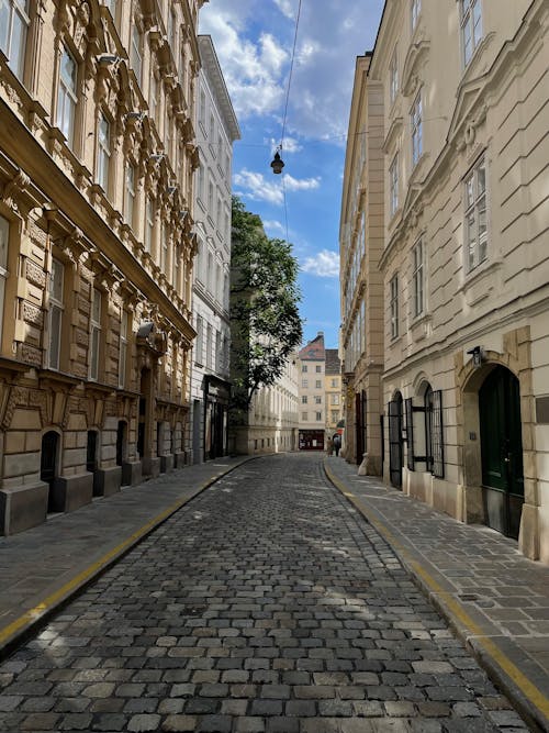 Imagine de stoc gratuită din alee, caldarâm, clădiri vechi