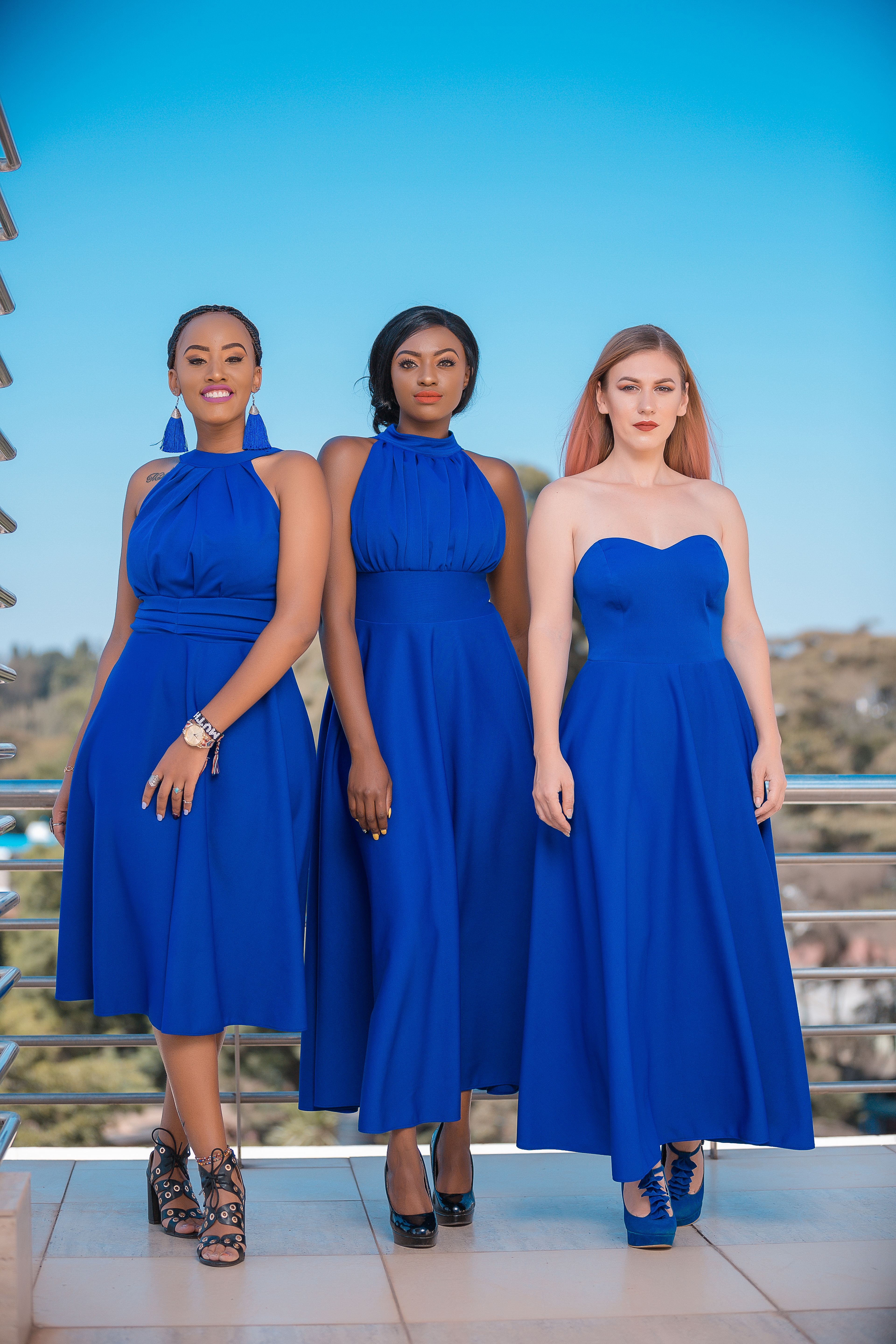 Women Standing Under the Blue Sky · Free Stock Photo