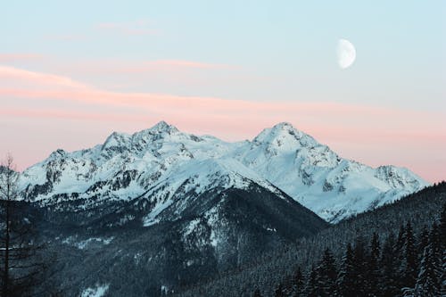Free Snowy Mountain Stock Photo