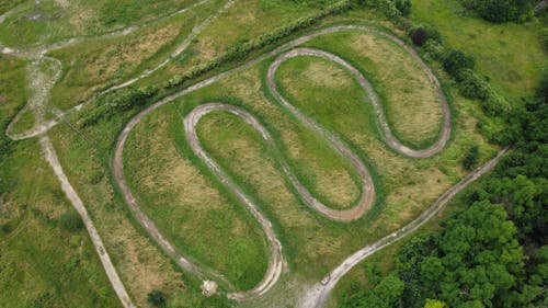 Imagine de stoc gratuită din câmp, curbe, cursă de motociclete