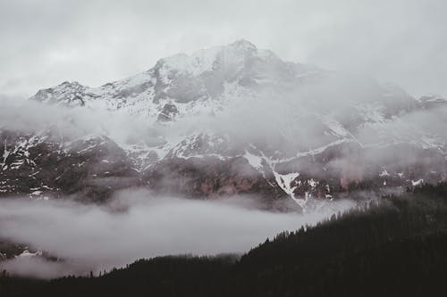 Free Photo Of Foggy Mountain Stock Photo