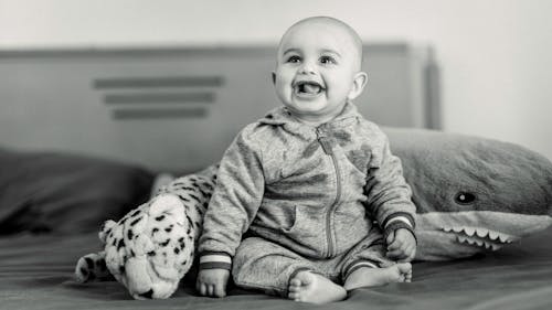 Fotos de stock gratuitas de bebé, blanco y negro, chaval