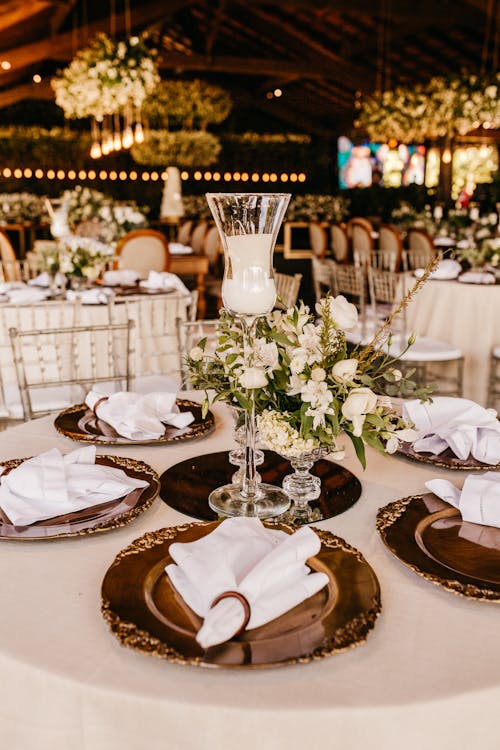 Set Table for a Wedding Reception