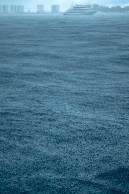 Photo of Ocean on a Rainy Day