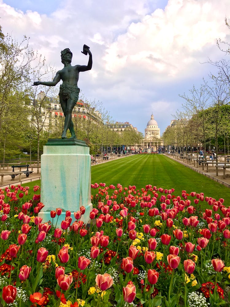 Jardin Du Luxembourg In Paris, France