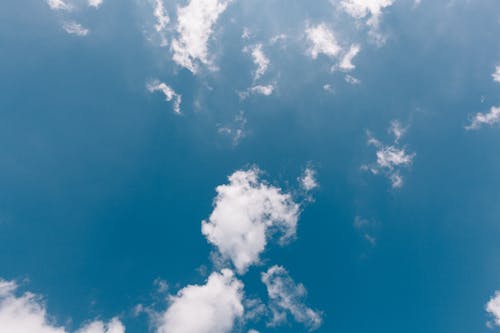 Foto d'estoc gratuïta de assolellat, blau, cel