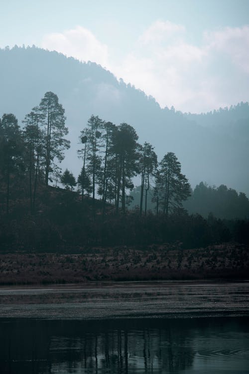 Lake Beside a Mountain