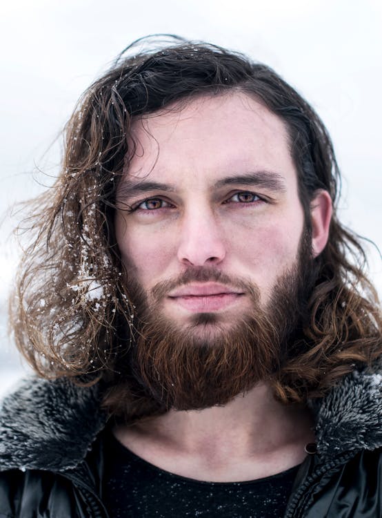 Bearded Man With Long Hair · Free Stock Photo