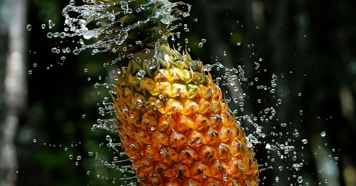 Foto de stock gratuita sobre de cerca, fresco, fruta, piña, salpicadura ...