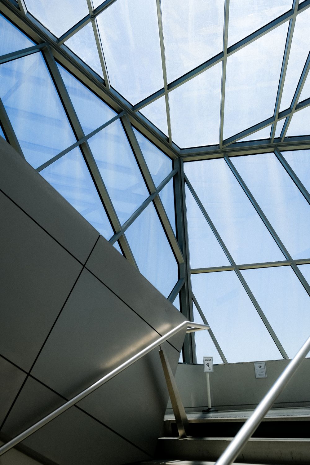 Cool Steel Structures Modern Steel Structure Architectural Design of a Building · Free Stock ...