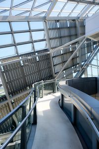 Your post — glass walkway in a transit hall, photo by Mathias Reding on Pexels