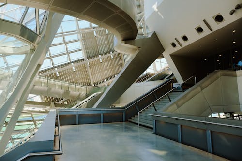 musée des confluences, 난간, 리옹의 무료 스톡 사진