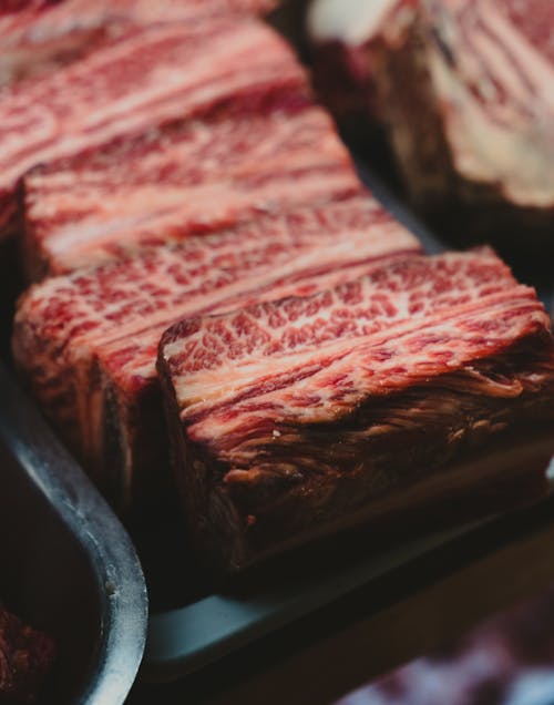 Foto profissional grátis de alimento, carne, carne bovina
