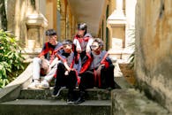 Group of Schoolboys in Capes