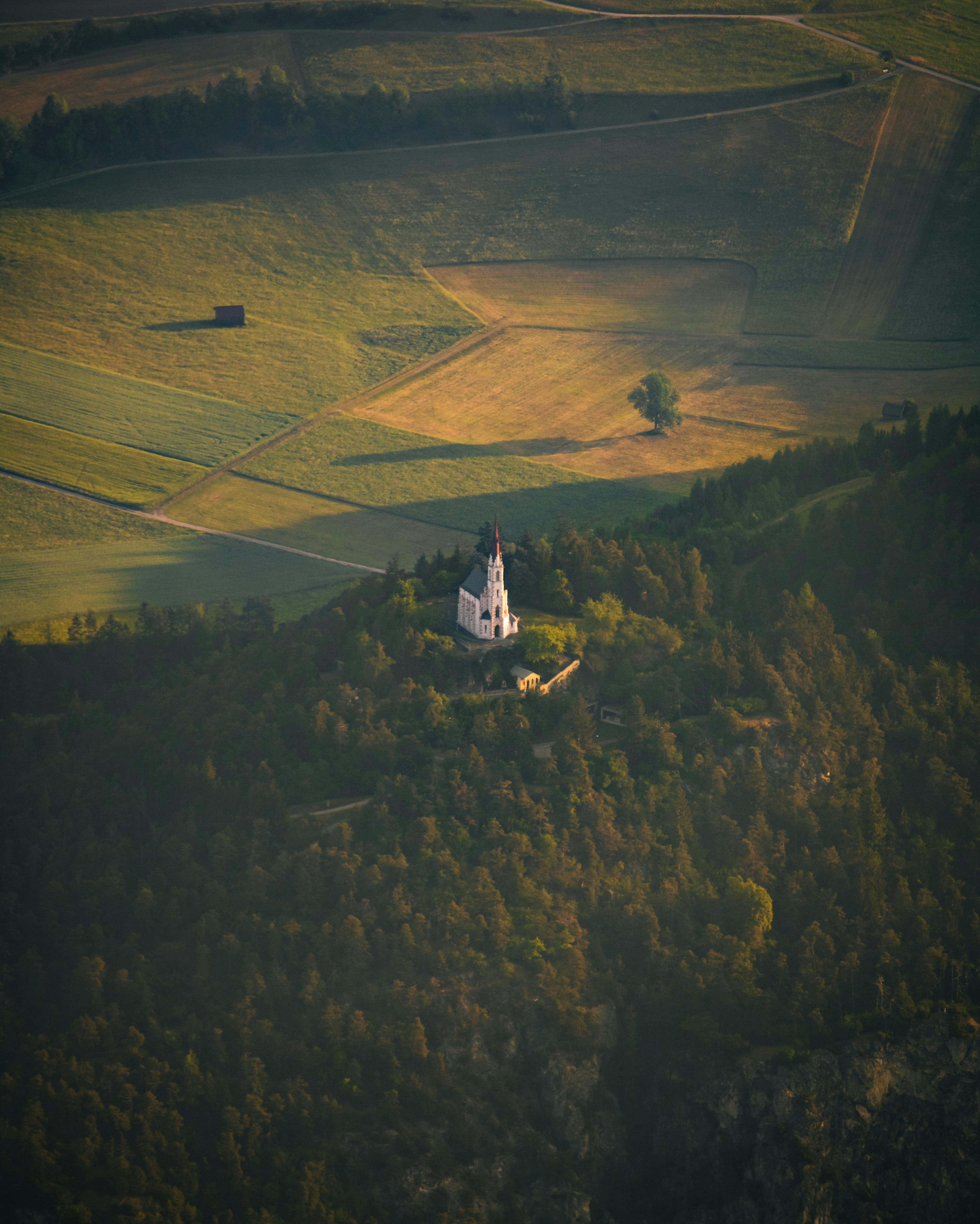 dawn landscape mountains nature