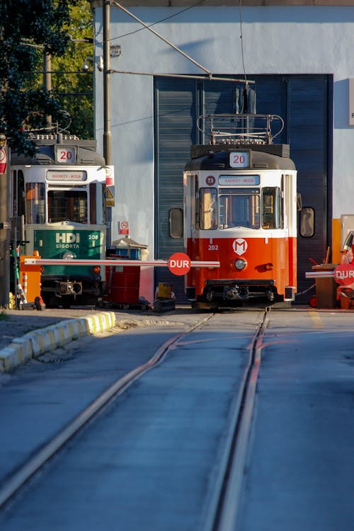 A Tram in a City