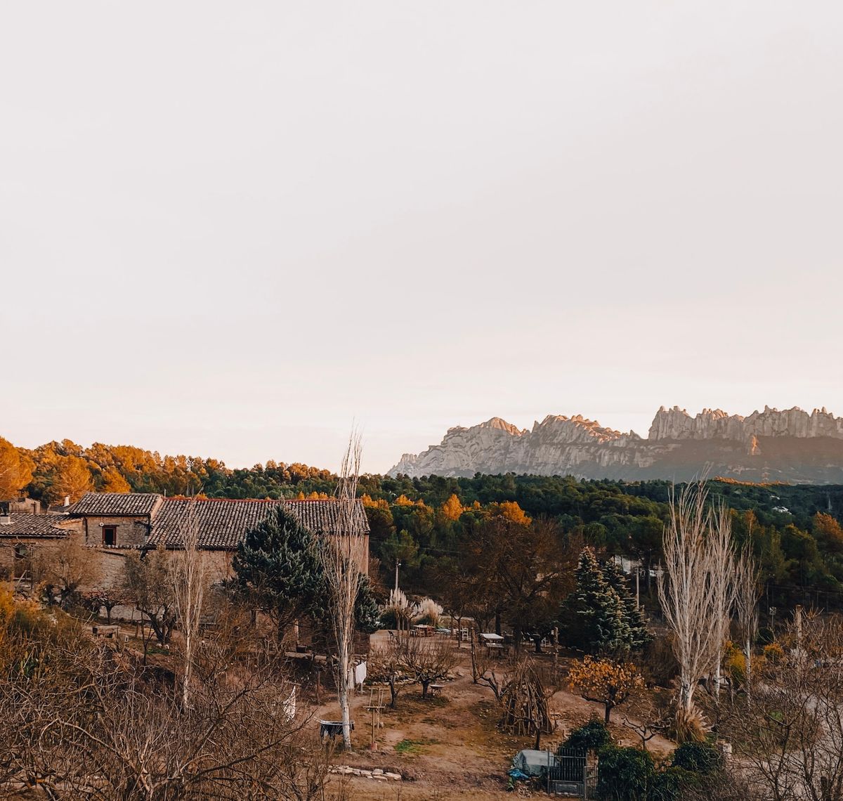 Masías en el Bages