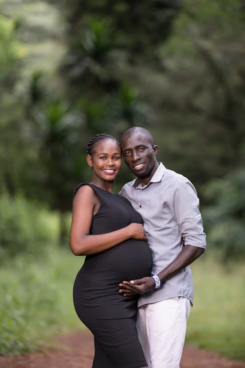 Gratis lagerfoto af afrikansk amerikansk par, baby bump, barsel Lagerfoto