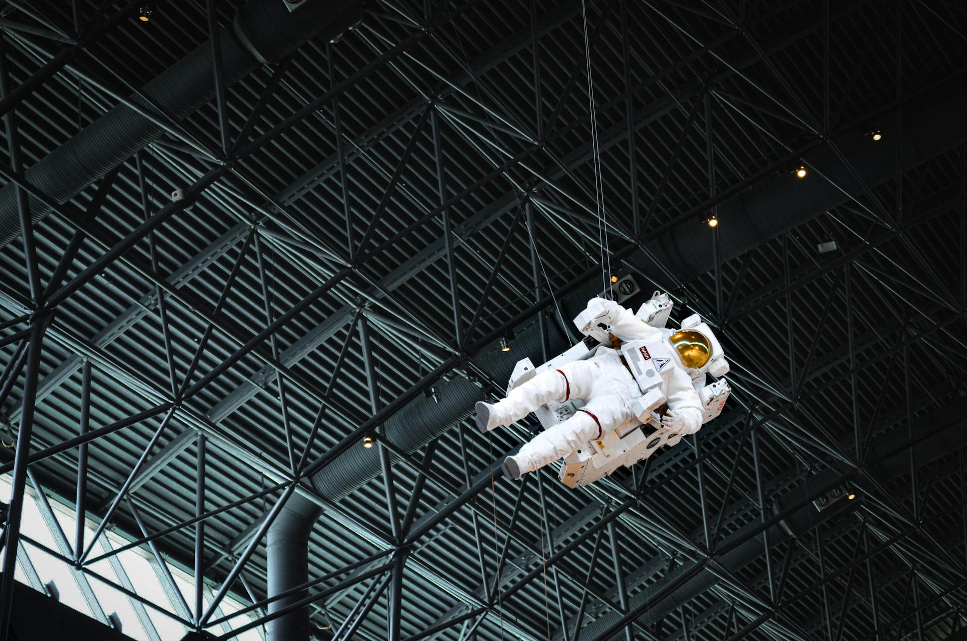 A Space Suit in a Museum