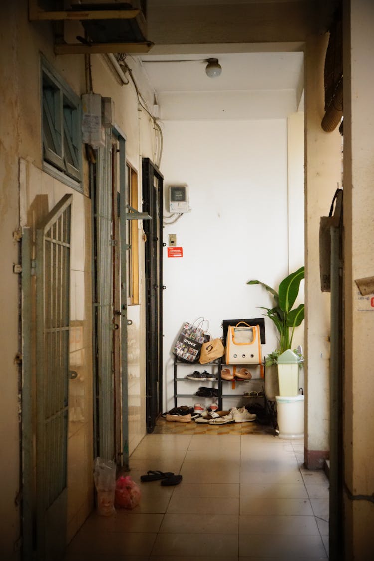 Doors On Corridor In Flat