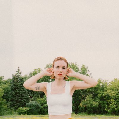 White Square-Neck Tank Top