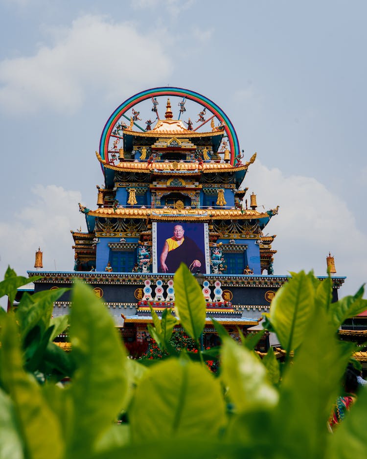 The Namdroling Monastery Golden Temple In Bylakuppe, India