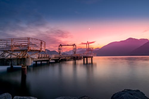 Pier at Porteau Cove Provincial Park in British Columbia
