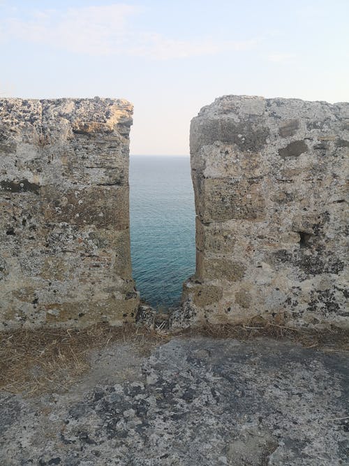 Concrete Walls Near the Ocean