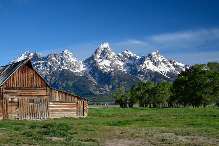 Landscape Of T.A Moulton Barn In Wyoming, United States