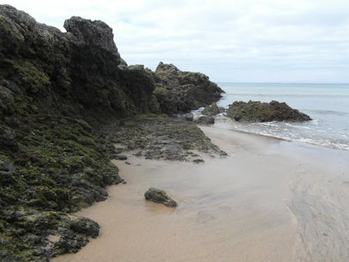 Crashing Waves on a Rocky Coast