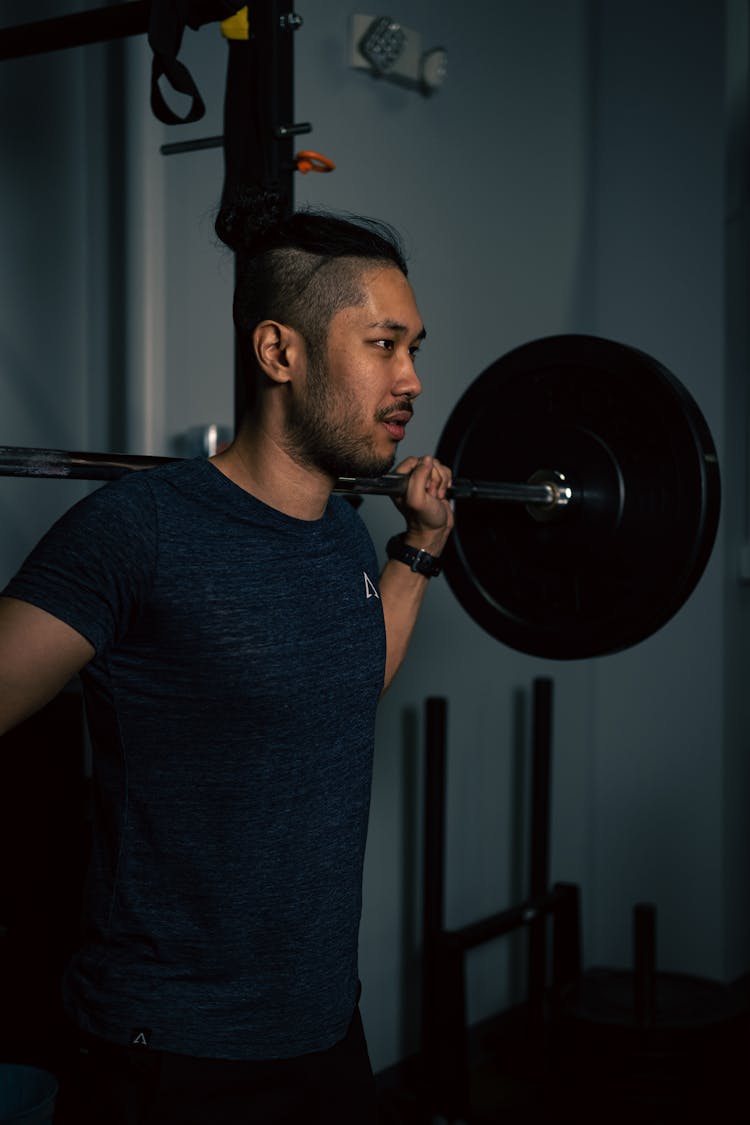 A Man Doing Exercise